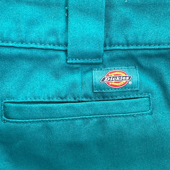 Dickies Women's Teal Wide Leg Pants - Picture 9 of 12